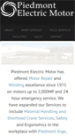 Mobile Screenshot of piedmontelectricmotor.com